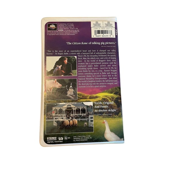 Babe & Babe Pig in the City (VHS) Clamshell Set - Picture 3 of 9